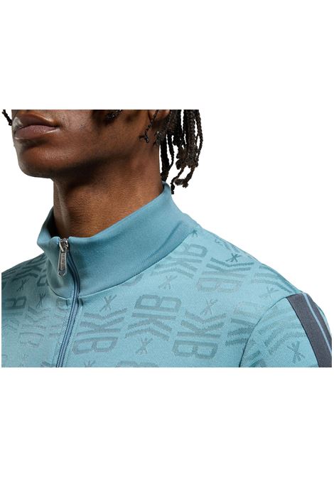 FELPA DA UOMO LOGATA CON ZIP BIKKEMBERGS | Maglie | BMF0034 K00382025